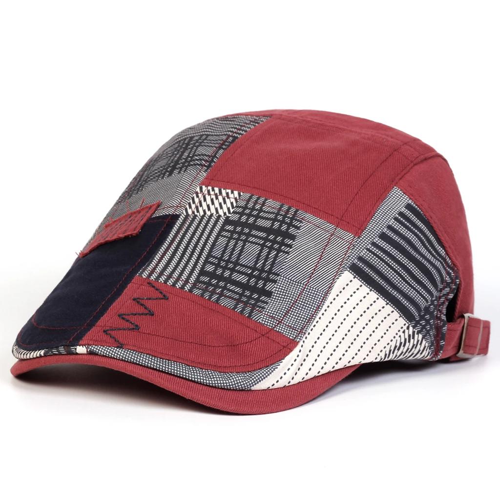 Newsboy Brand Latest Fresh Splicing Fabric Vibrant Color Multi Neutral Gender Women  Men For Caps British Painters Hats Spring Autumn Octagonal Cap