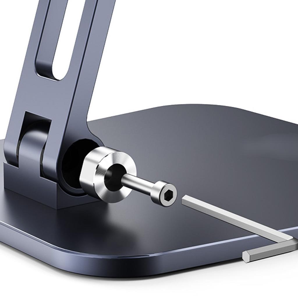 Practical Tablet Stand Pad Air Mini Pro Foldable Holder Black Lightweight Elegant Adjustable Desktop Notebook Dock