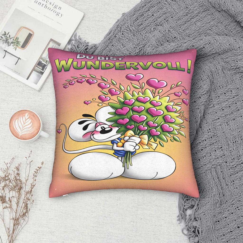 Diddl Pimboli Pillowcases  Morden Pillow Case For Living Room Bed Chair Comfy Pillow Cover