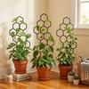Honeycomb Design Plant Support Rustproof Plastic Stackable Garden Climbing Frame Windproof Easy To Use Honeycomb Plant Trellis