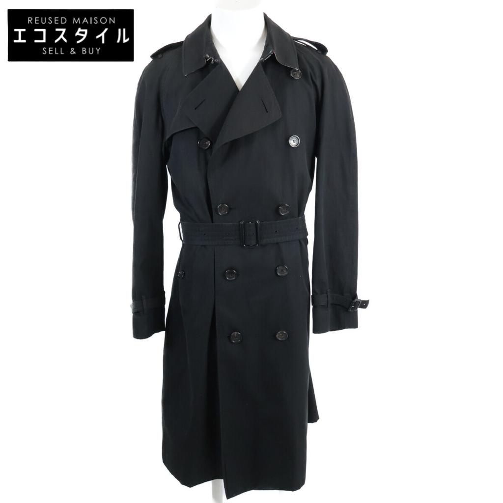 BURBERRY Domestically authorized 3911062 WSTMINSTER Westminster Trench coat 48 blackUsed