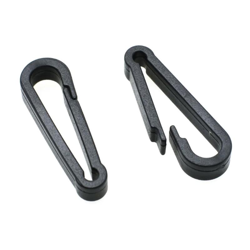 5Pcs Backpack Bag Buckle Tent Hanging Strap Hook Bag Accessories Connection Fix Hook for Hiking Backpack Organization