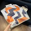 New silk scarf women's fashion versatile high-end small square scarf Korean version neck protection scarf spring and autumn retro scarf binding bag