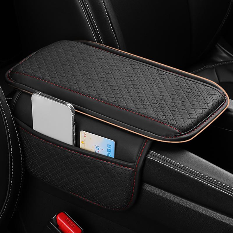 Bil Armstöd Matta Mittkonsol Armstöd Skyddskudde Universal Auto Armstöd Förvaringsbox Skyddsdyna Bil Smutsskydd