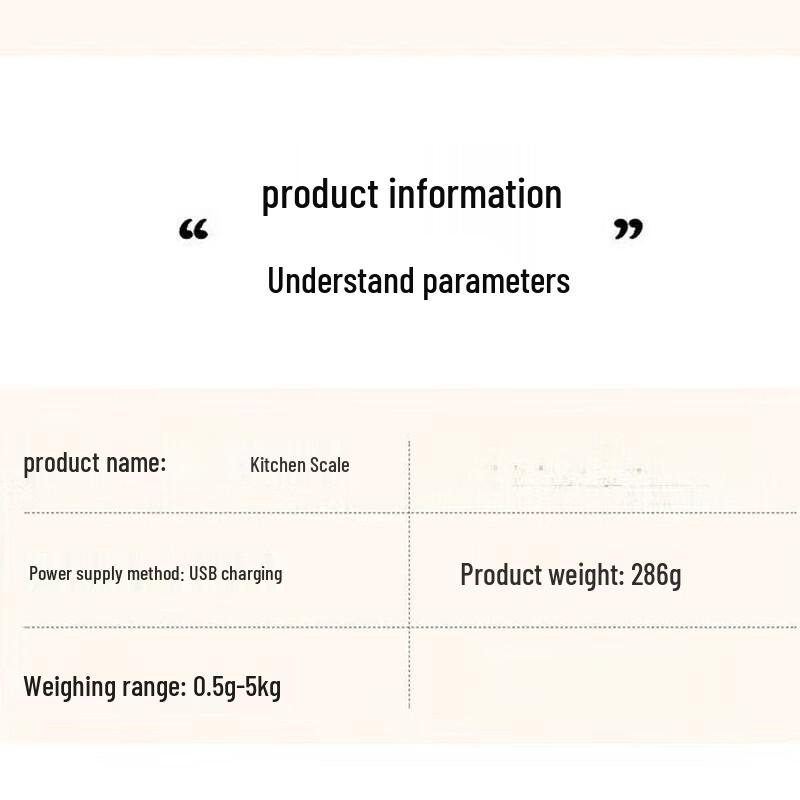 ZhiShi Digital Kitchen Scale (2-Pack)