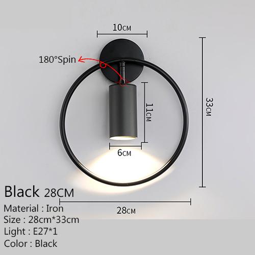 Nordic Bedroom Lights Room Decor Wall Light Lamps for Living Room Gold Wall Decor Lights for Wall Bedside Lamp