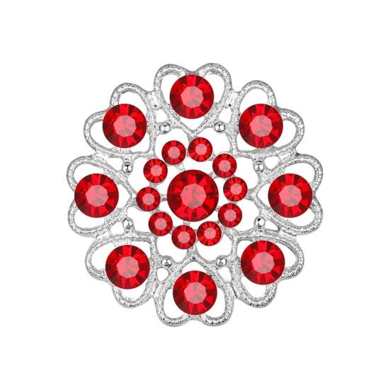 

Женская брошь в форме полого цветка, декор со стразами, противоскользящая сумка на плечо, костюм, воротник пальто, шляпа, булавка для одежды, вечеринка, выпускной вечер, невеста, свадебная одежда, ювелирные изделия красный