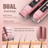 Rechargeable Bikini Line Trimmers For Ladies Featuring 2 Blades And LCD Screen For Precise Hair Removal