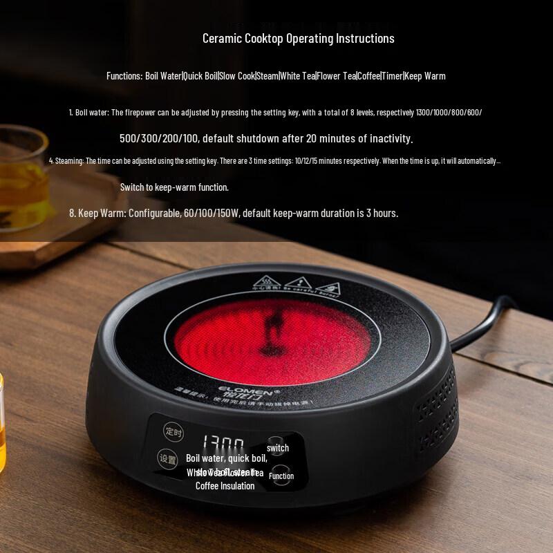 Qiwei Mini Electric Ceramic Tea Heater