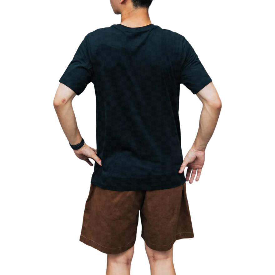 Jordan Alphabet Print Crew Neck Short Sleeve T-Shirt Men Tops Black DM1441-010