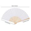 Elegant Silk Hand Fan Multi-Purpose Home Decoration Craft Fan Decorative Blank Folding Fan for Festival Party Dance Props Tool