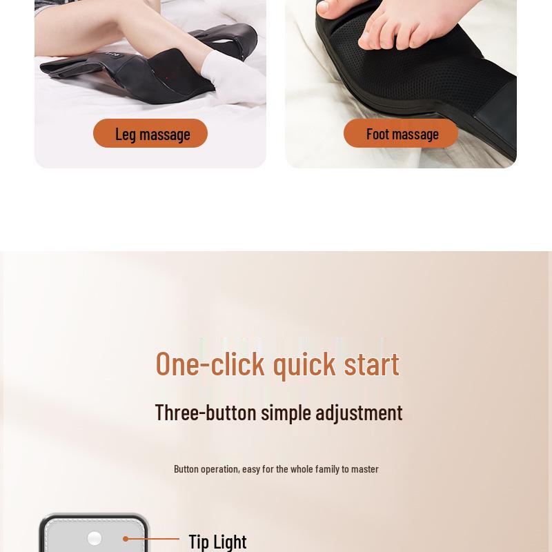 Multi-Functional Cervical Vertebra and Shoulder Massager with Heat Compression