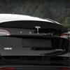 ZTFT9 3D Car Chrome Emblem Sticker Auto Trunk Decoration Badge Label For Tesla Model 3 Model Y Model S Model X Cybertruck SpaceX Coil