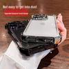 Compatible with iPhone 16/15 Pro Max: Four-Corner Airbag Anti-Drop Case & Transparent Lens Film Protective Cover X.