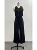 In Stock 2024 Summer Women's High-End Casual Two-Piece Set: European and American Style Long Pants