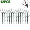 3/24PCS Twig Plant Support Brackets Stackable Green Plants Growth Stakes Detachable Monstera Climbing Stakes for Indoor Outdoor