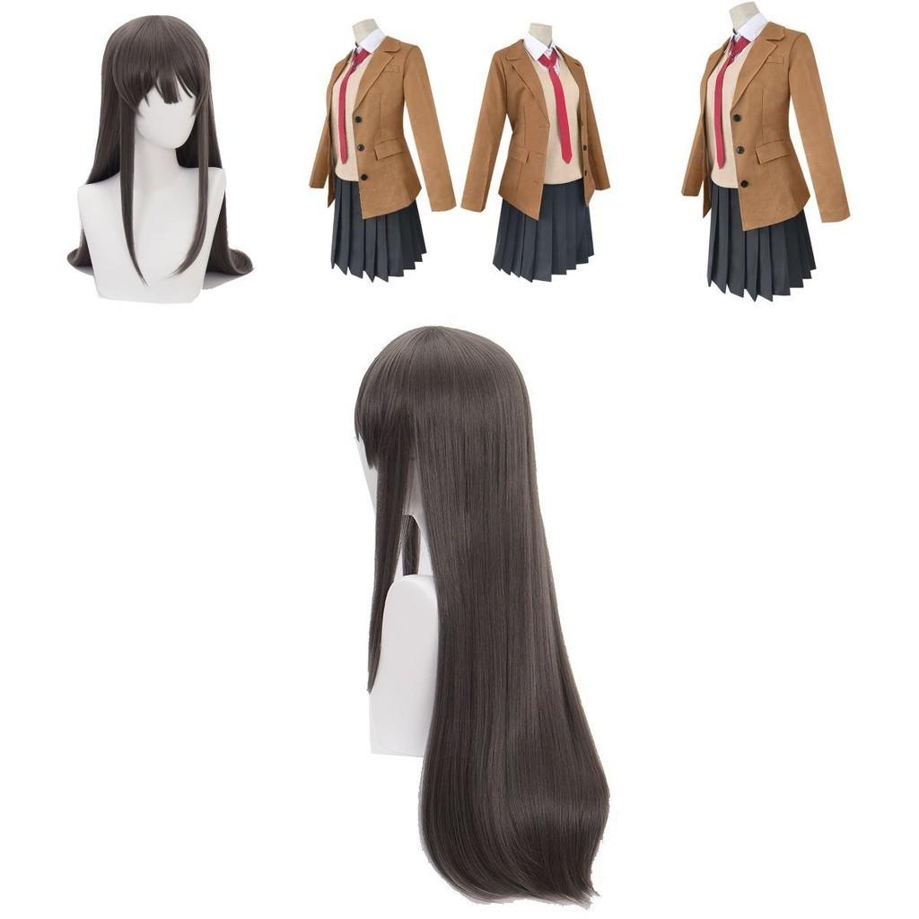 Buta Seishun Yarou Wa Bunny Girl Sakurajima Mai Cosplay Costume Full Outfit Set