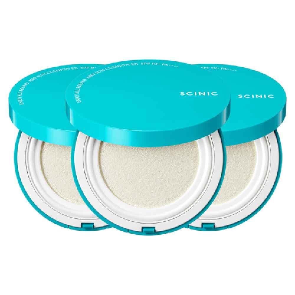 Scinic Enjoy All Round Airy Sun Cushion Ex 25g 3pcs NONE