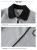 Double-Sided Wool Coat for Petite Middle-Aged Women - Spring & Autumn Style