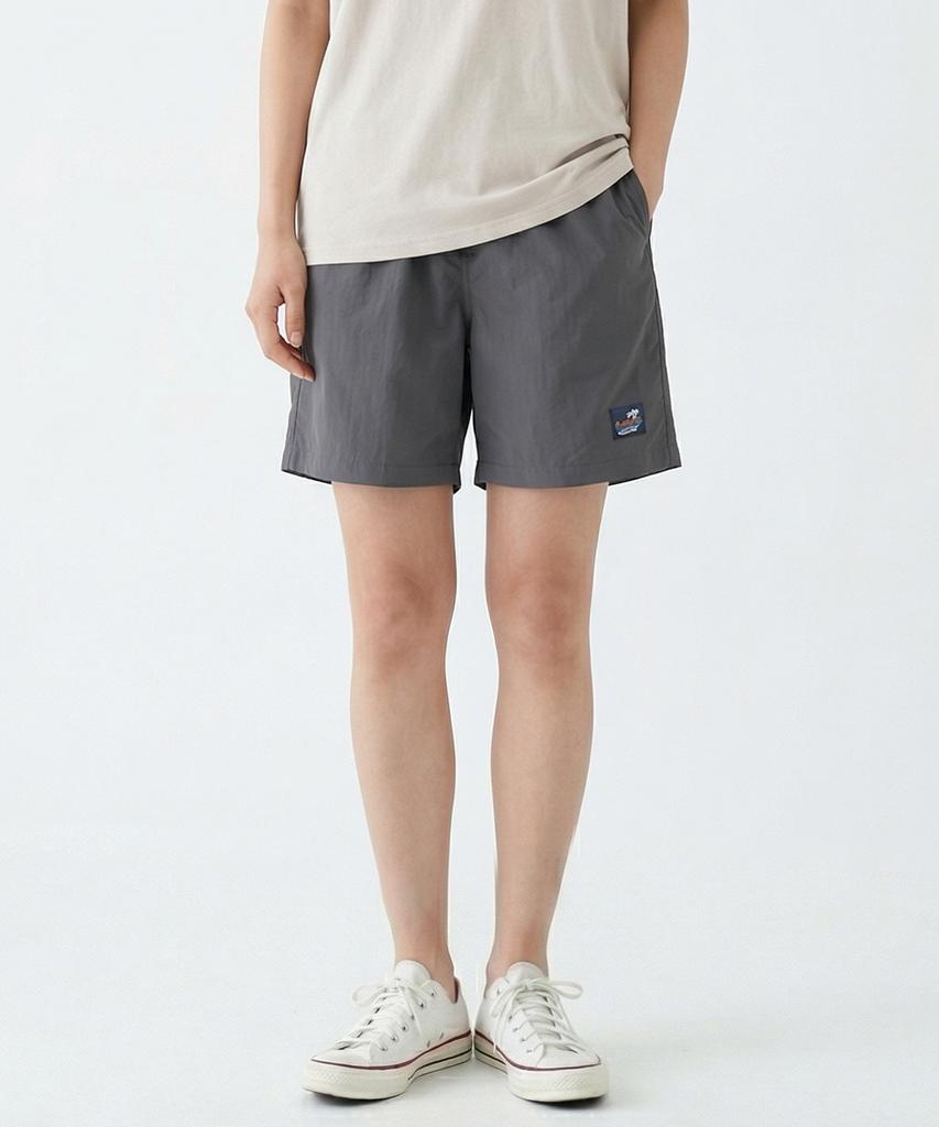 EZBUY [2Pack] Unisex Wave Code Taslan Summer Half Pants 8 Colors (Type A)
