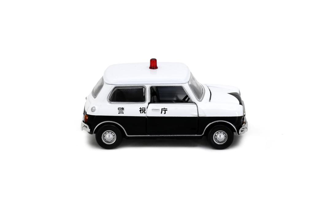 Tiny City Art Car Police Patrol Car Diecast Mini Car 1/50