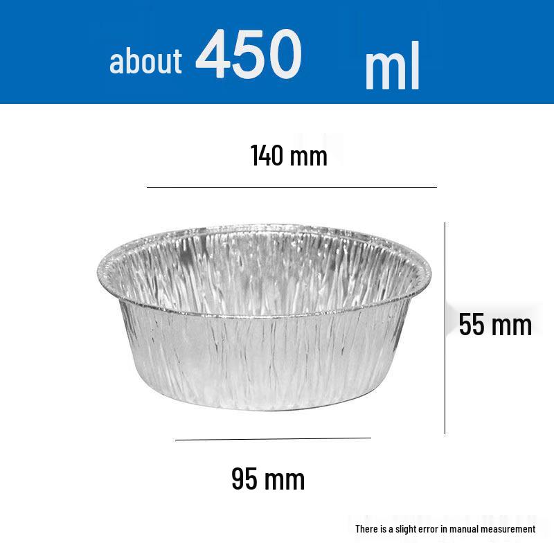 Kashiscung Round Disposable Aluminum Foil Bowl