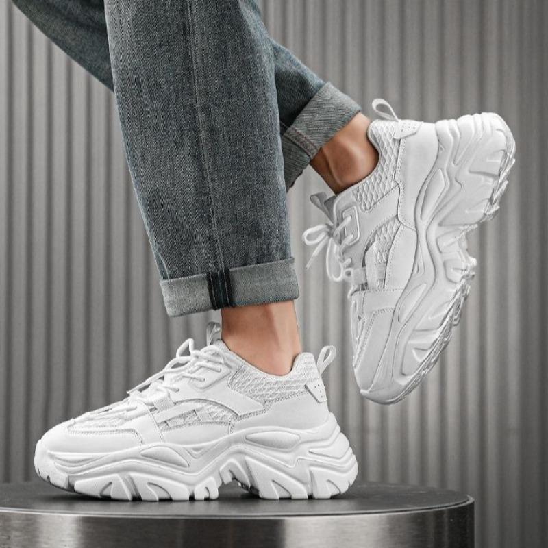 Autumn New Men's Breathable Running Shoes Non Slip Thick Bottom Casual Sneakers Popular Man Student Sport Training Shoes Zapatos