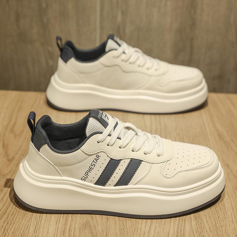 

Мужская обувь, весенние новинки, универсальные белые туфли с низким верхом, мужские повседневные кожаные туфли, спортивные туфли с нескользящей мягкой подошвой, маленькие белые туфли 39 синий