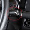 NHAUTP 2Pcs/set ABS Carbon Fiber Grain Turn Signal/Wiper Control Lever Decoration Cover For Suzuki Jimny 2015- Car