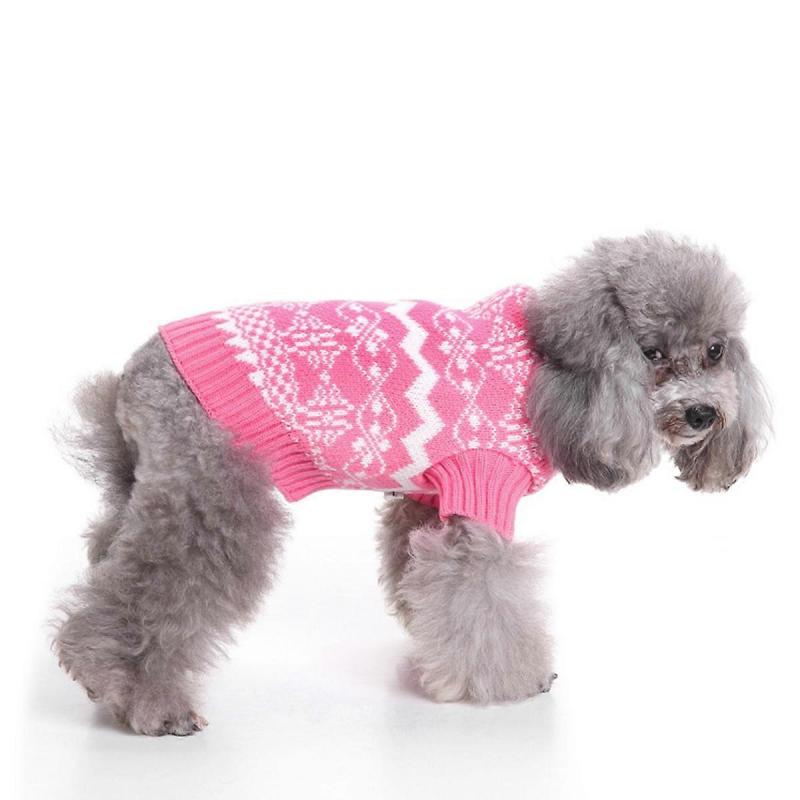 Dog Clothes Pink S Pet Costume Easy To Put On and Off Everyday Wear Acrylic 1Pack