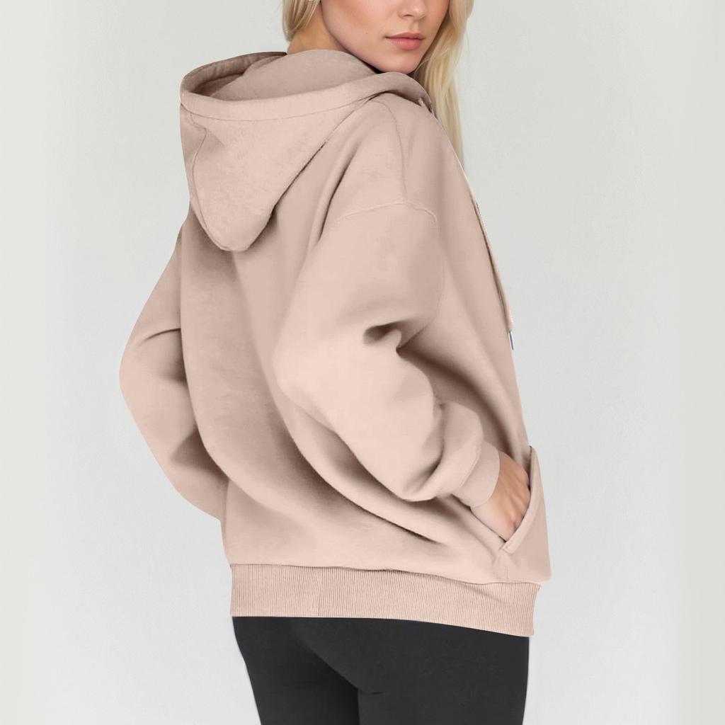 Womens Zip Up Hoodies Oversized Sweatshirts Fall Fashion Outfits Casual Jackets