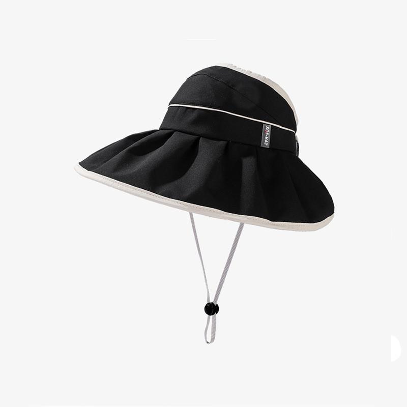 Upgrade Velvet Uv Protection Wide Brim Sun Hat For Women Spring Summer Outdoor Upf50+ Sunscreen Cap