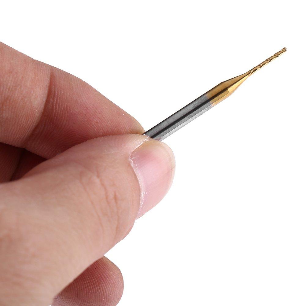 Hilitand Karbidové frézy Malá velikost 0,1 palce (3,175 mm) Průměr stopky x 0,04