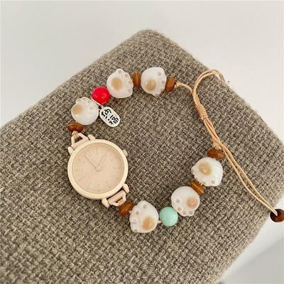 Handgefertigte Kette Armbanduhr Verstellbare Armbanduhren Neues Armbanduhr Damen Mädchen
