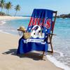 Bills Team Fashion Beach Towel: Ideal for Summer Adventures Soft, Absorbent and Quick Drying Suitable for Swimming and Bathing