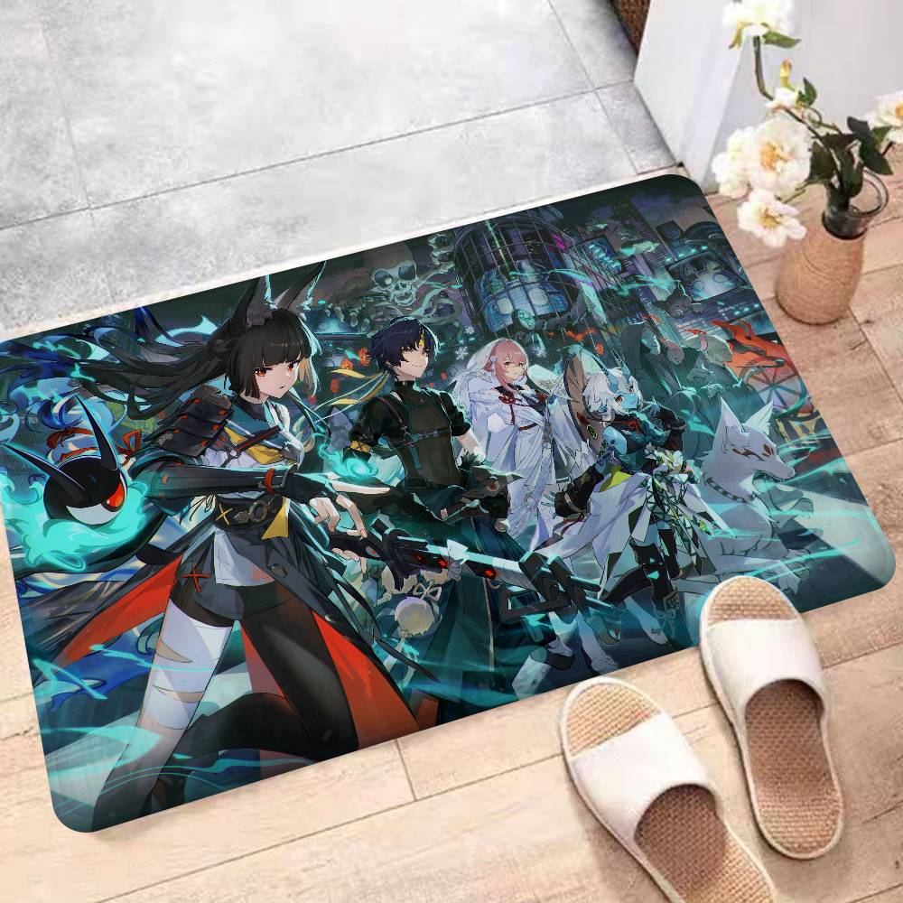 Game Zenless Zone Zero Floor Mat Cheaper Anti-slip Modern Living Room Balcony Printed Bedside Mats