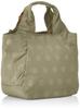 Tora Nylon DotCow Leather Tote, Women's, Size 1S, 11714-LGY, Size 2S, Light Gray