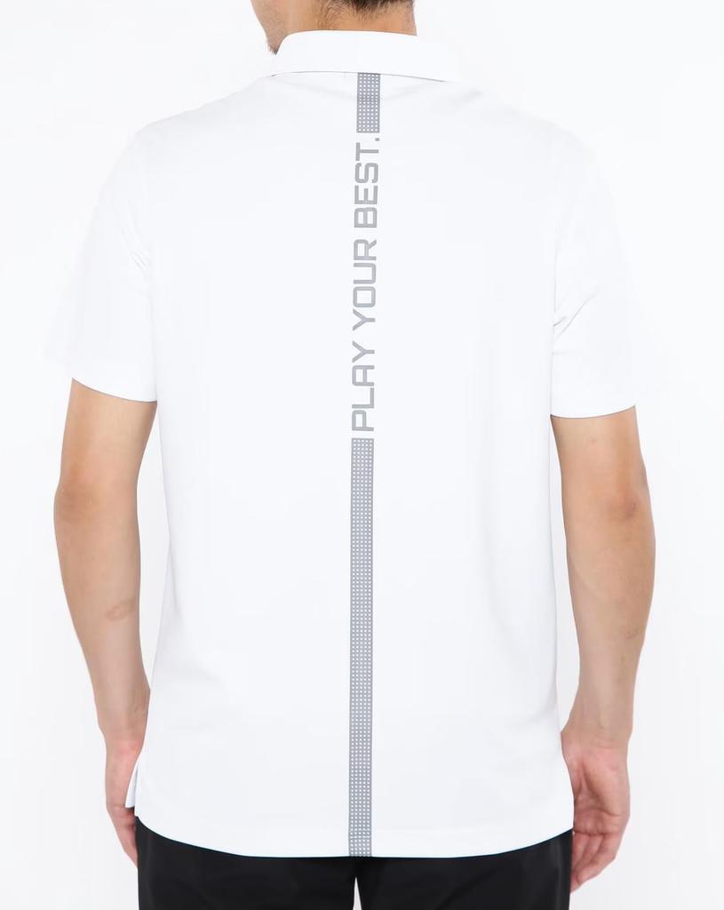 Ping Apparel Men's Short Sleeve Polo Shirt (UV Protection & Evaporative Cooling) / Golf / 621-4260811 030_White, Size 3L