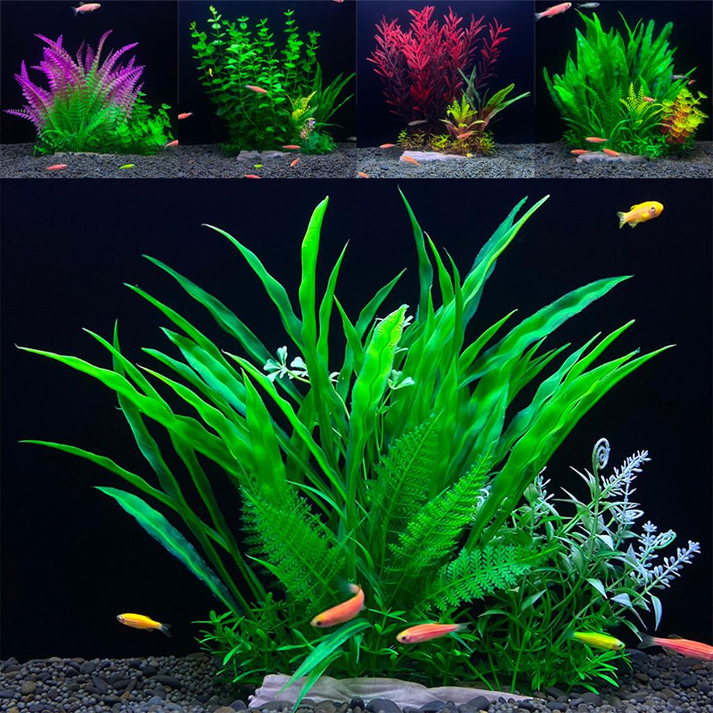 Fish Tank Landscapings Simulation Aquatic Plant Aquarium Decoration Plant Artificial Flowers Ornaments Pet Supplies