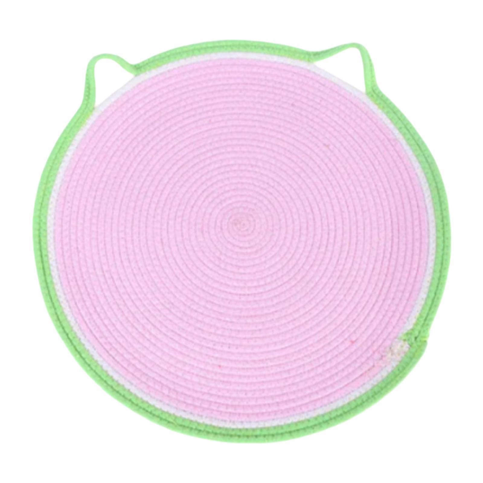 

Cat Scratcher Mat Prevents Furniture Damage Replacement Floor Scratching Pad for Carpets Couch Pet Supplies All Ages Cat Kitten рожевий