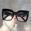 Stylish Jelly Color Cat Eye Glasses - Clear Lens Party Favors Decorative Spectacles Fashionable Accessory for Any Occasion