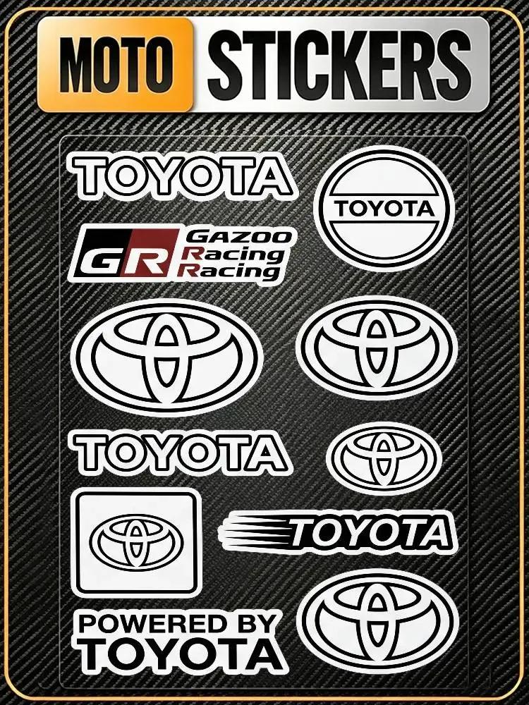 FOR TOYOTA TRO Waterproof Reflective Scratch Cover Sticker Universal Decor Decal For Car Motorcycle Helmet Refrigerator
