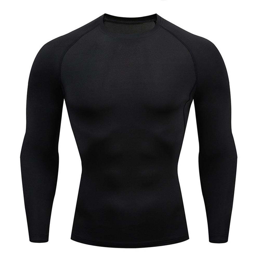 2026 Men Compression Running T-shirt Fitness Tight Long Sleeve Sport Shirts Training Jogging Tops Gym Sportswear Dry Fit Rashgard