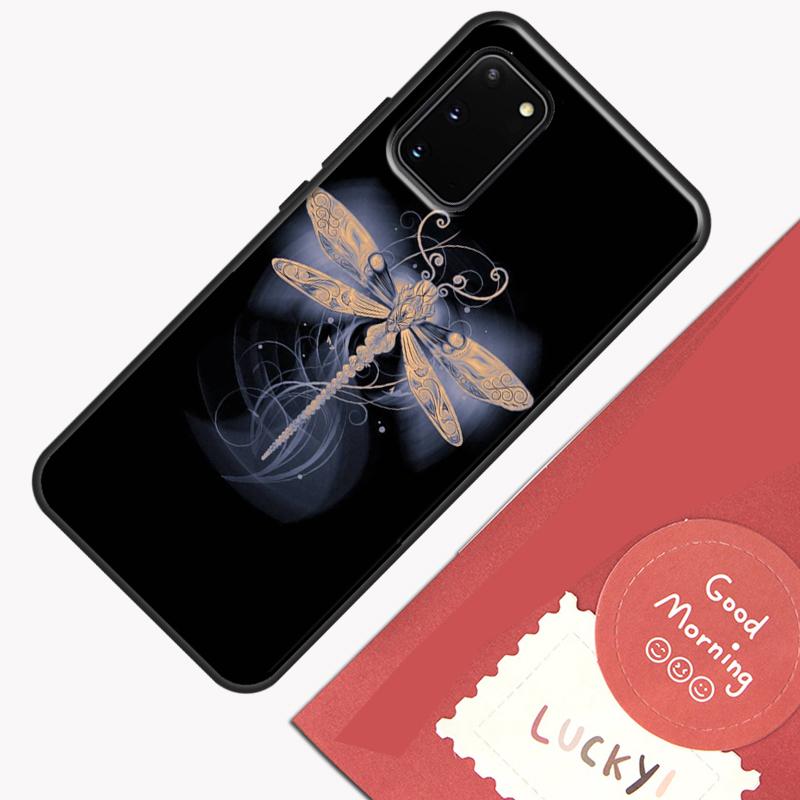 Colorful Dragonfly Phone Case For Samsung Galaxy S24 S26 Ultra S20 S21 S22 S23 S25 Plus S10 S25 FE Cover Shell