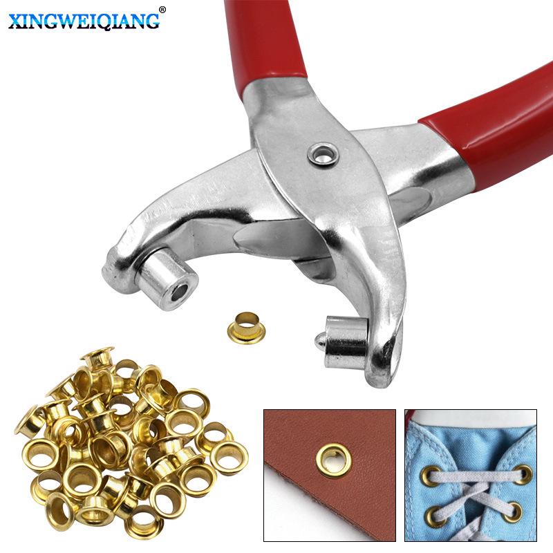 4MM Ösen Crimp- und Lochzange mit kostenlosen Knöpfen