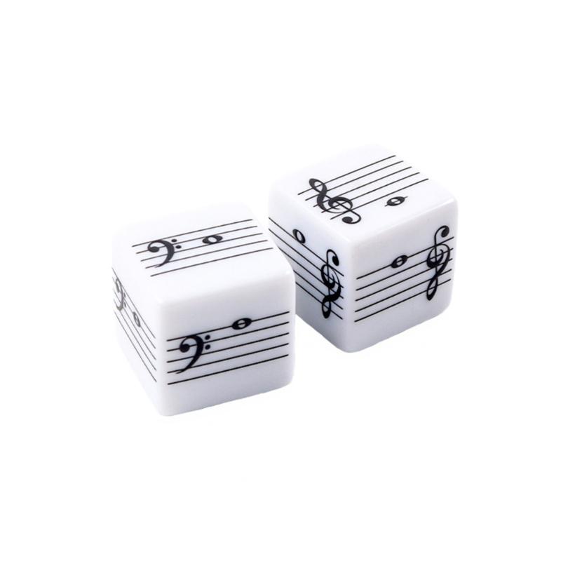 

2Pcs Creative Staff Notation Dices Toy Enhancing Music Literacy For Kids In Playful Activity Using Safe Quality Plastic 1