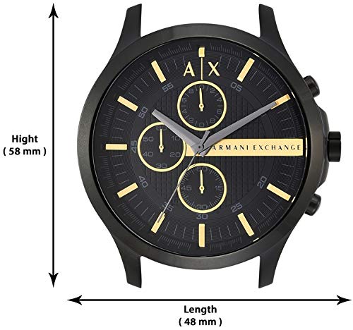 Armani Watch AX2164 Regular Import Black [AX Exchange] Men's