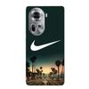 Case For Oppo Reno 11 5g Nike Logo California Palms At Night Maniacase