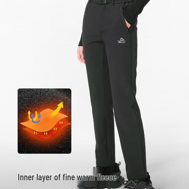 Pelliot Women's Winter Warm Outdoor Softshell Hiking Pants