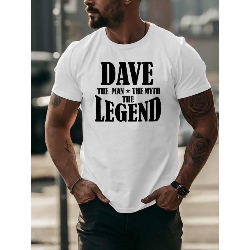 European Size Men's Summer Short-Sleeve T-Shirt with A-Z Letter Print - Round Neck Casual Top, Regular Fit Breathable Spring/Summer Wear